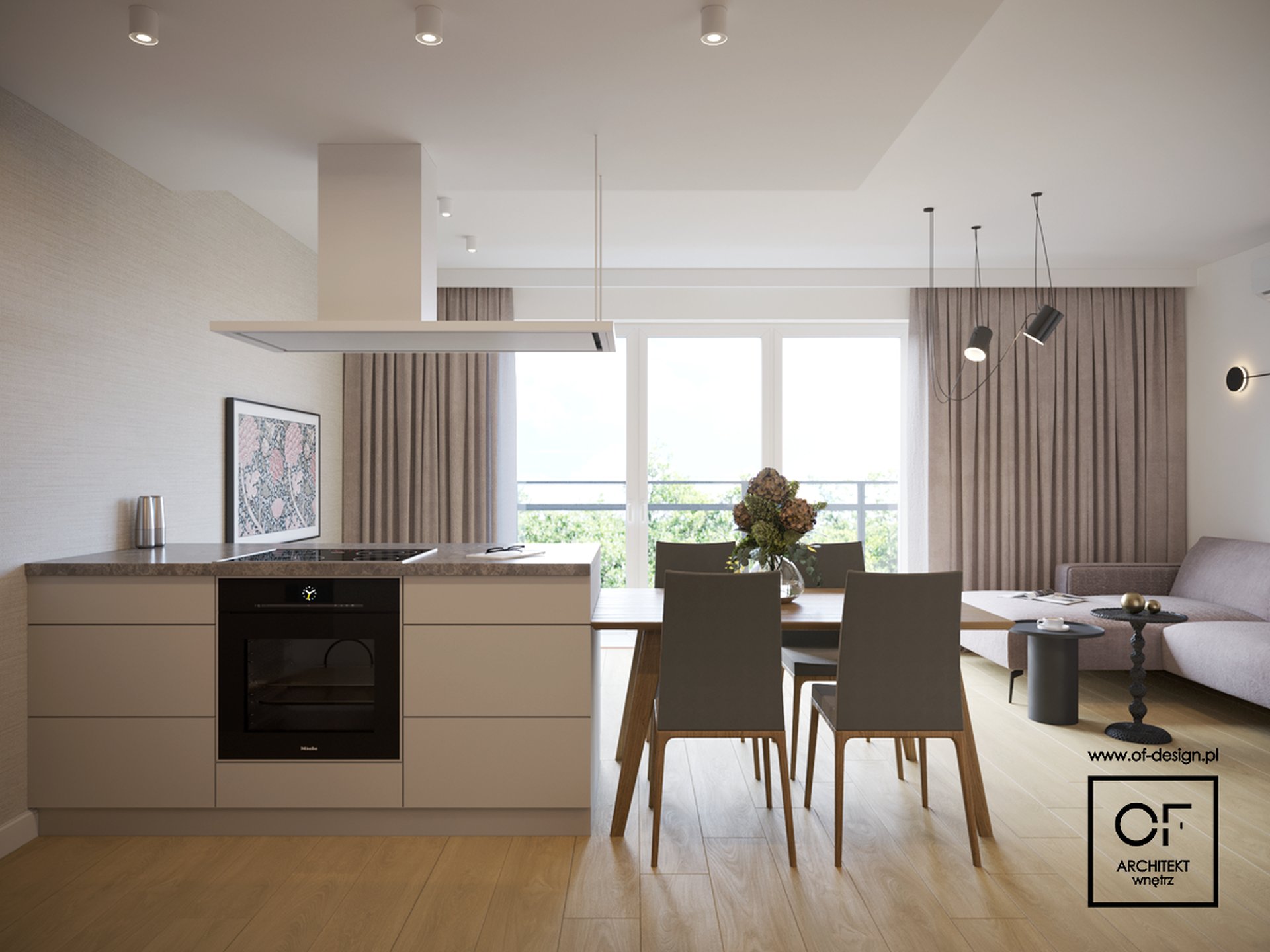 Okap wyspowy Metropolis White